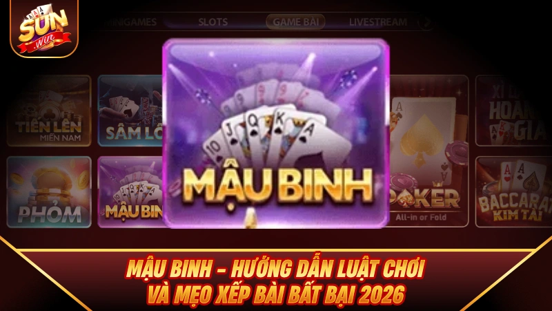 Mậu Binh - Hướng Dẫn Luật Chơi Và Mẹo Xếp Bài Bất Bại 2026