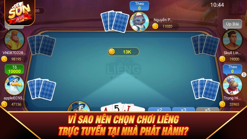 Liêng - Hướng Dẫn Luật Chơi Và Mẹo Tố Bài Bá Chủ Bàn Cược Vì sao nên chọn chơi Liêng trực tuyến tại nhà phát hành?