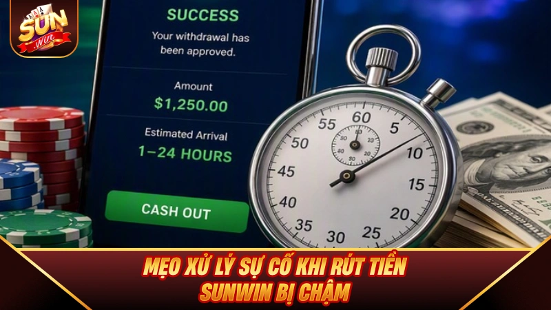 Rút Tiền SUNWIN - Hướng Dẫn Chi Tiết Cách Đổi Thưởng 1:1 Mẹo xử lý sự cố khi Rút Tiền SUNWIN bị chậm
