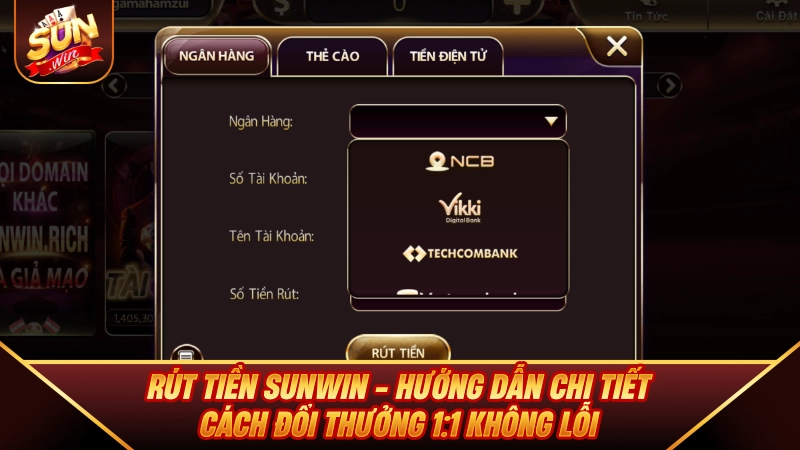 Rút Tiền SUNWIN - Hướng Dẫn Chi Tiết Cách Đổi Thưởng 1:1 Rút Tiền SUNWIN - Hướng Dẫn Chi Tiết Cách Đổi Thưởng 1:1