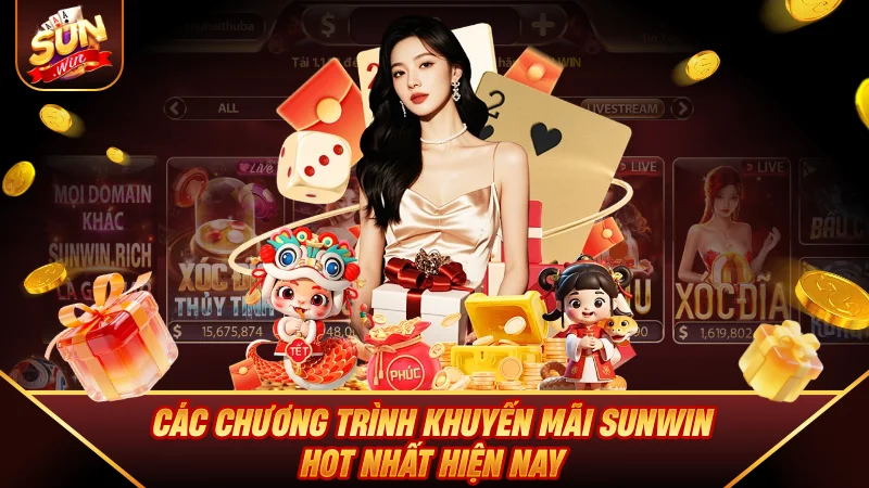 Khuyến Mãi SUNWIN - Tổng Hợp Các Ưu Đãi Cực Sốc Năm 2026 Các chương trình Khuyến Mãi SUNWIN hot nhất hiện nay