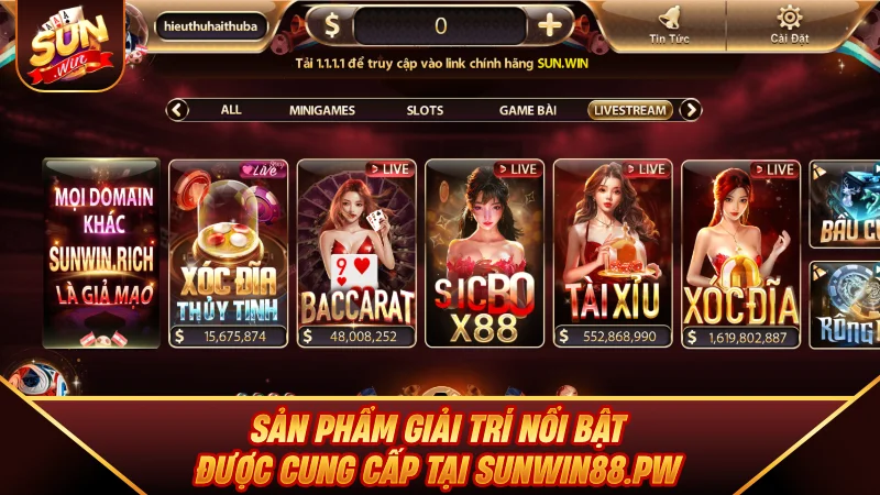 Giới Thiệu SUNWIN - Đường Link Vào Chính Thức Sunwin88.pw Sản phẩm giải trí nổi bật được cung cấp tại sunwin99.pics