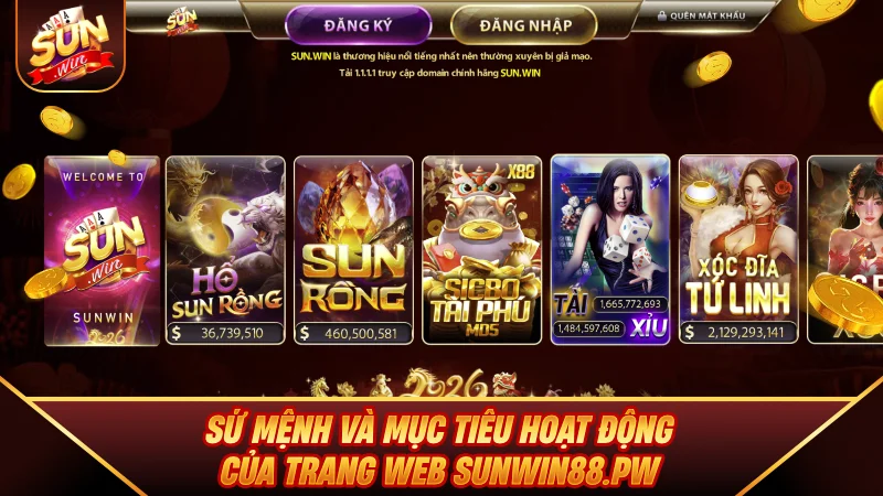 Giới Thiệu SUNWIN - Đường Link Vào Chính Thức Sunwin88.pw Sứ mệnh và mục tiêu hoạt động của trang web sunwin99.pics