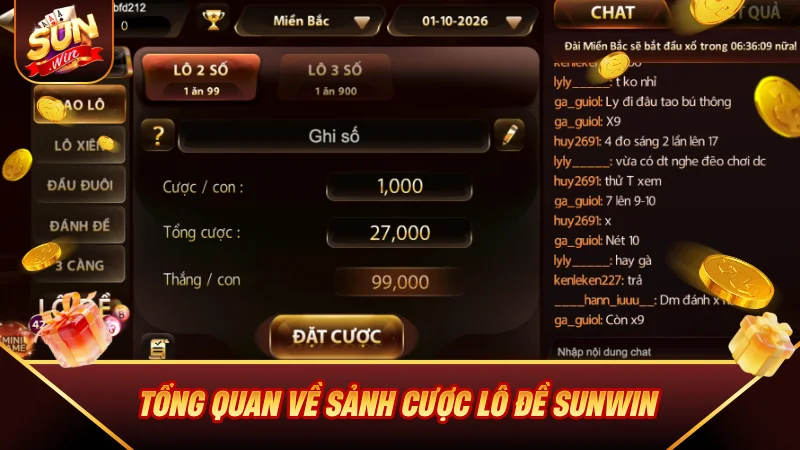 Tổng quan về sảnh cược Lô Đề SUNWIN