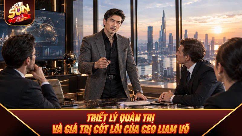 CEO Liam Võ - Tác Giả Và Nhà Lãnh Đạo Tạo Nên Sunwin88.pw Triết lý quản trị và giá trị cốt lõi của CEO Liam Võ